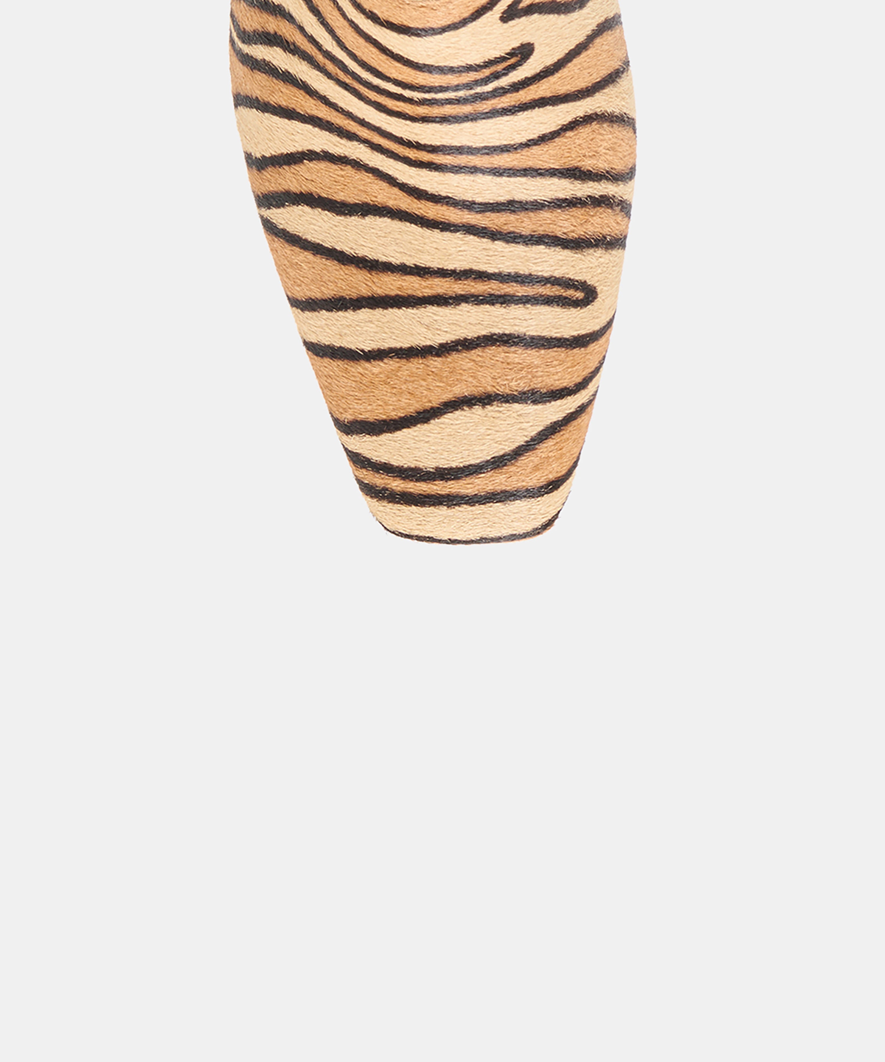 HILAH MULES TIGER CALF HAIR