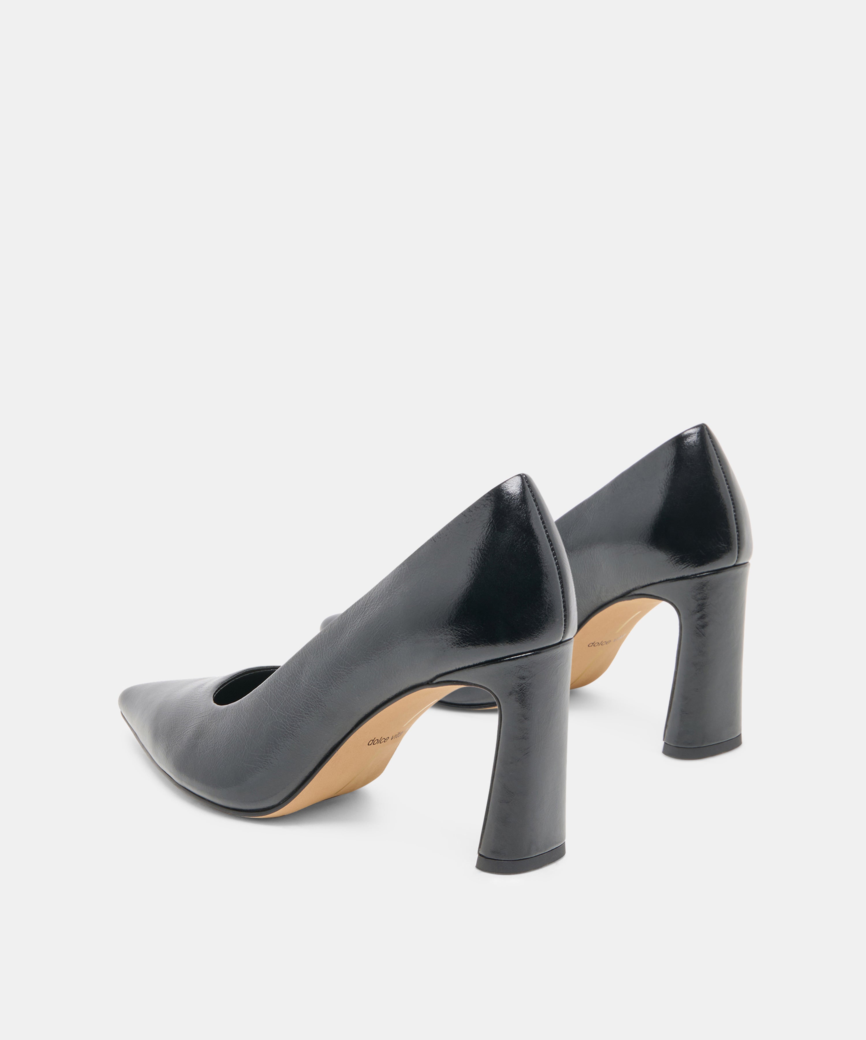 KAYNA HEELS BLACK LEATHER