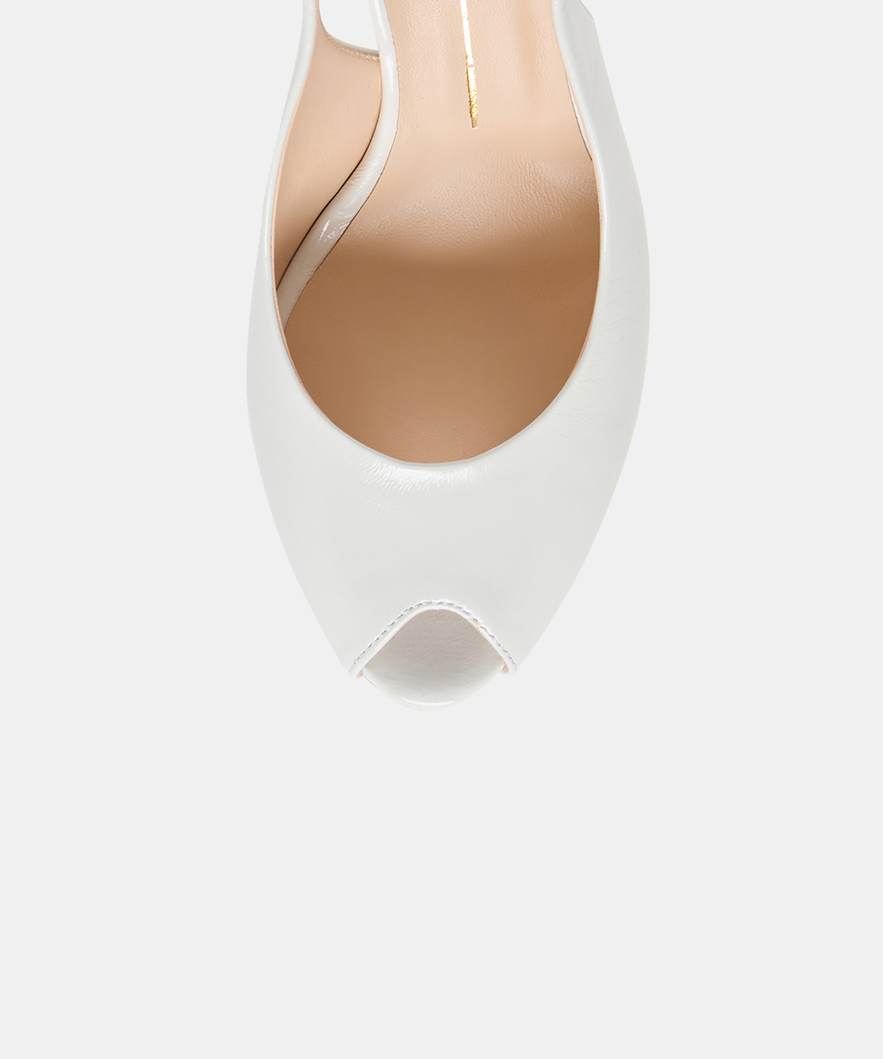 KOLA WEDGES WHITE LEATHER