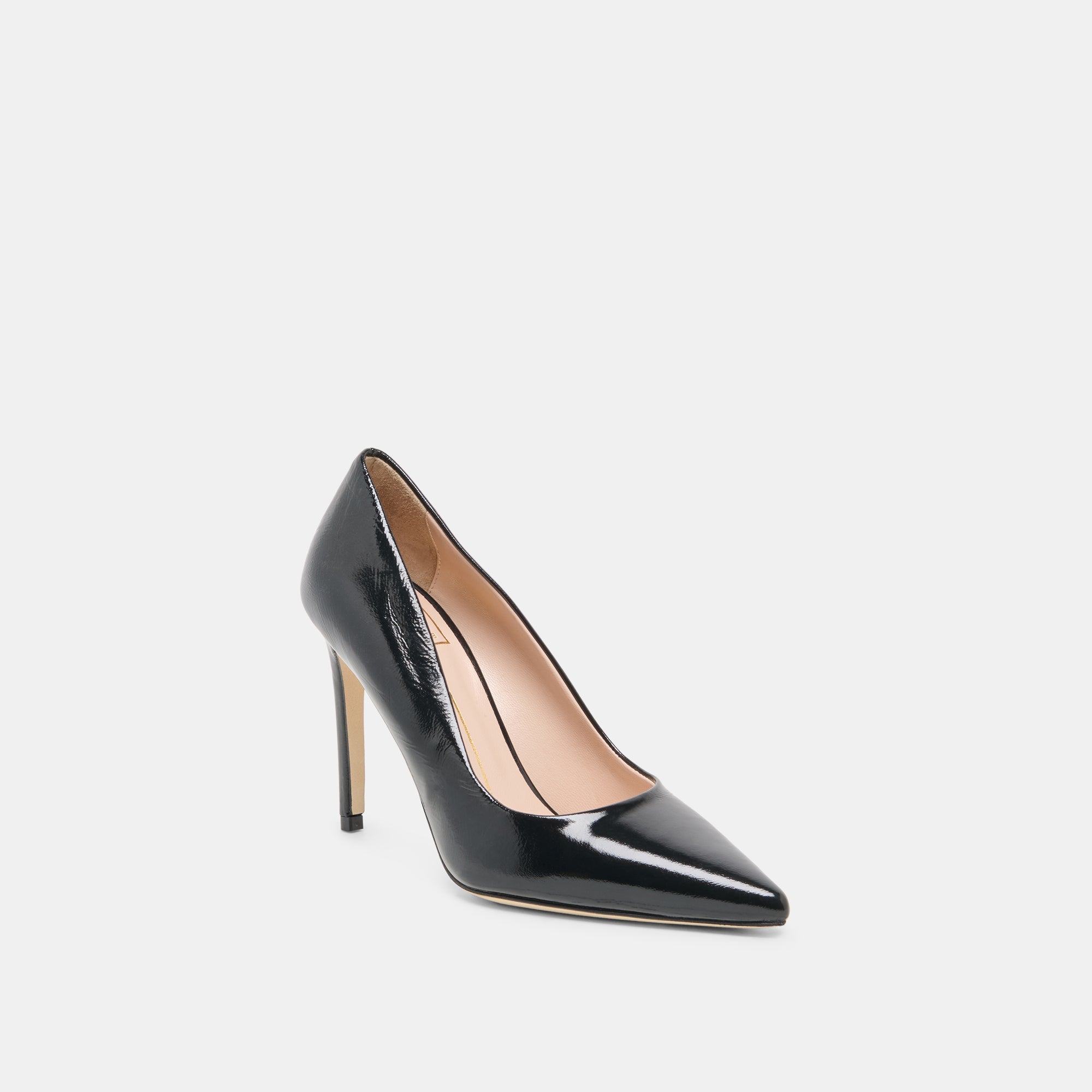 LANKY HEELS BLACK LEATHER