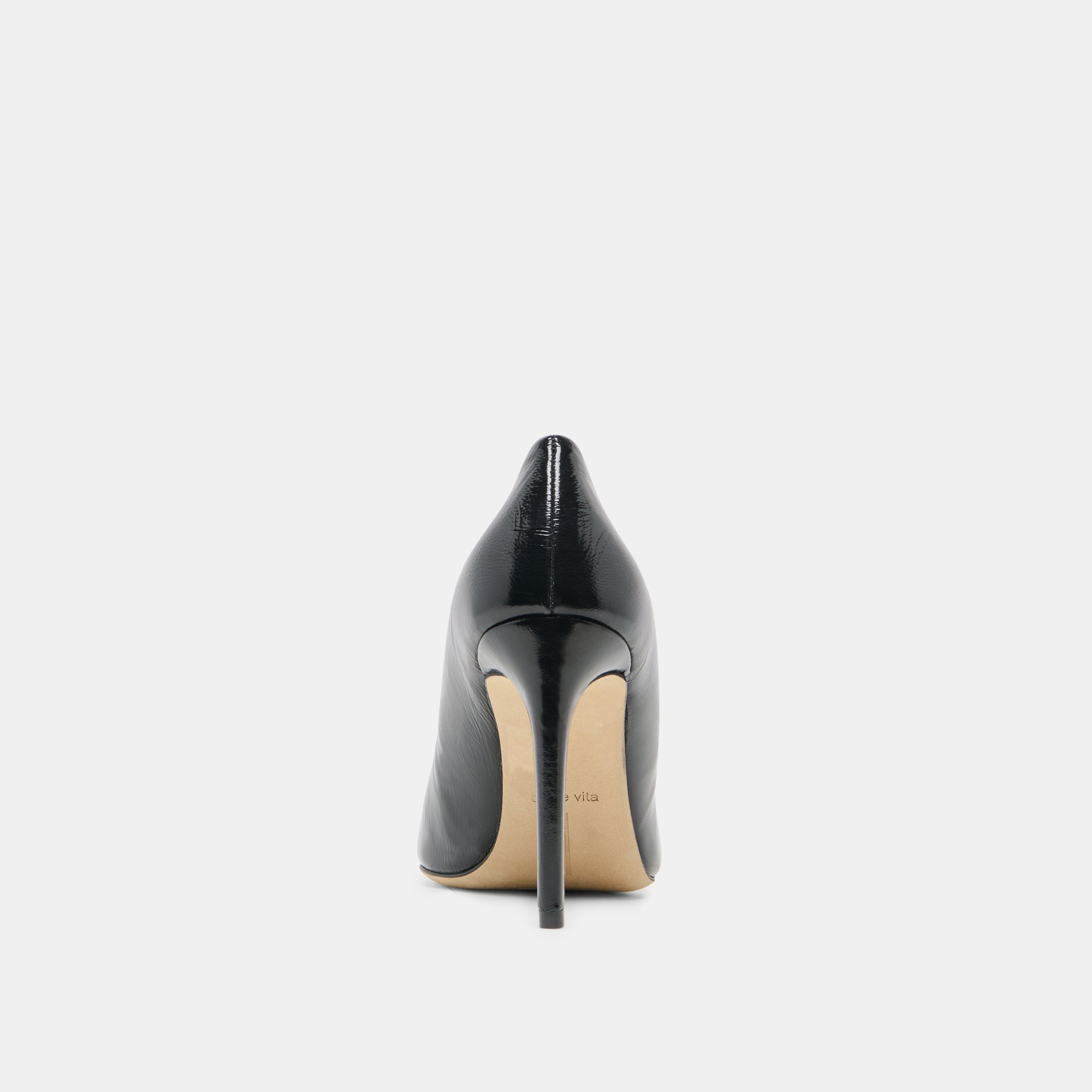 LANKY HEELS BLACK LEATHER