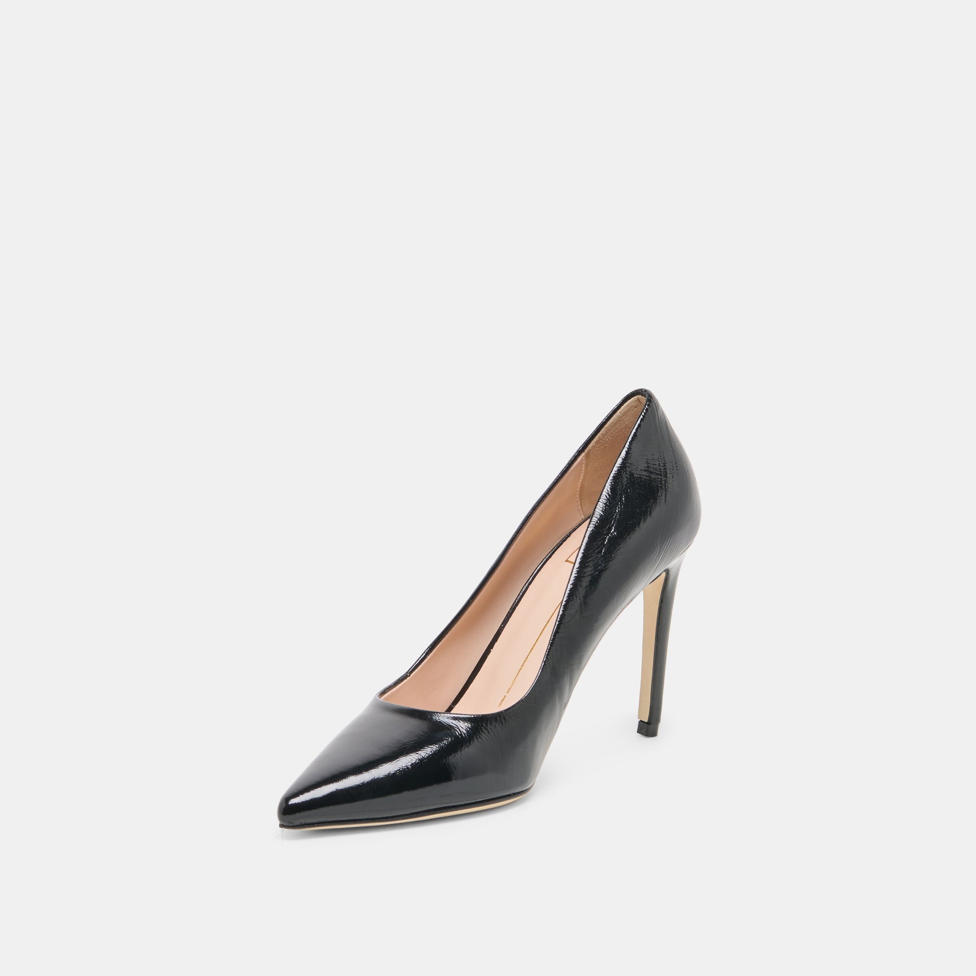 LANKY HEELS BLACK LEATHER