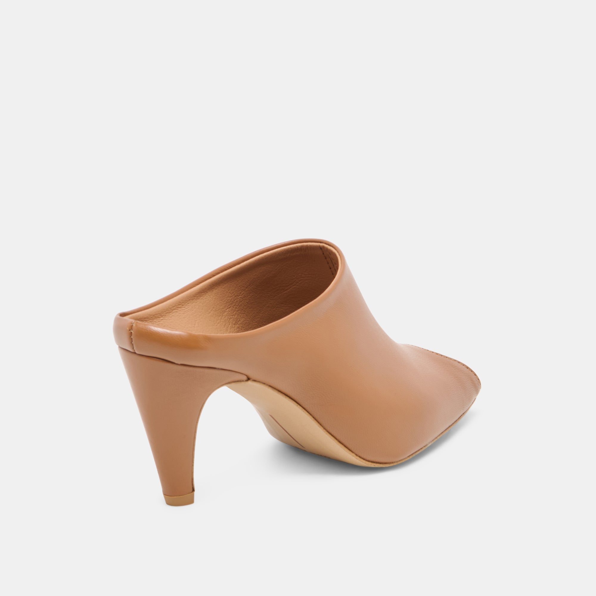 MERY HEELS BROWN LEATHER