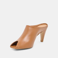 MERY HEELS BROWN LEATHER