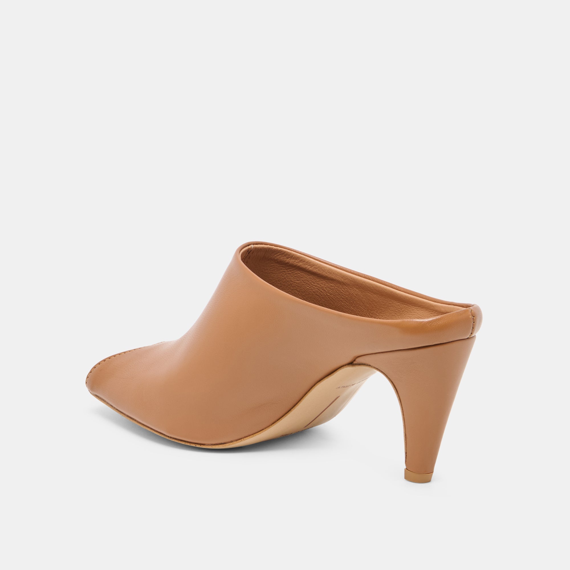 MERY HEELS BROWN LEATHER