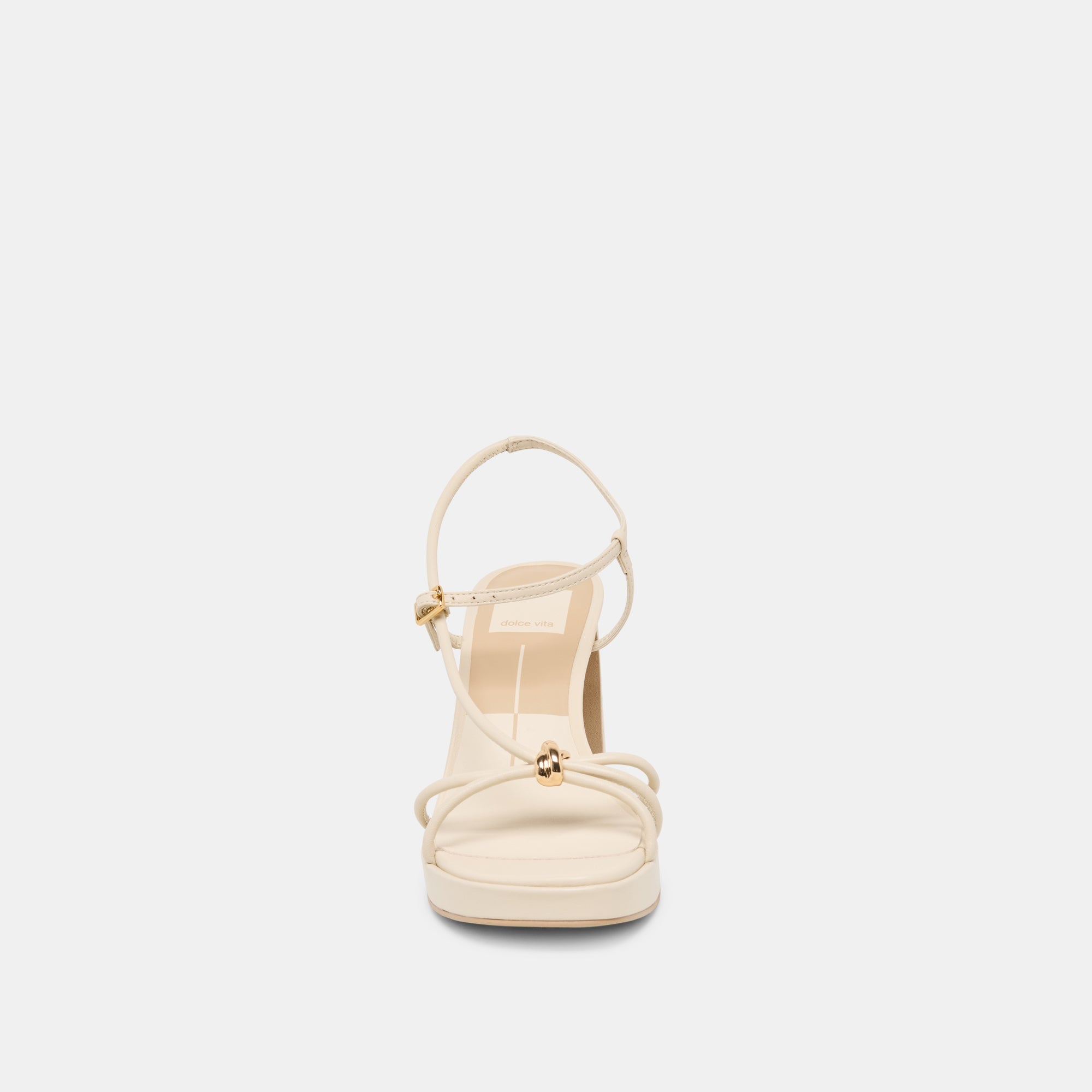 ODETE HEELS CREME LEATHER