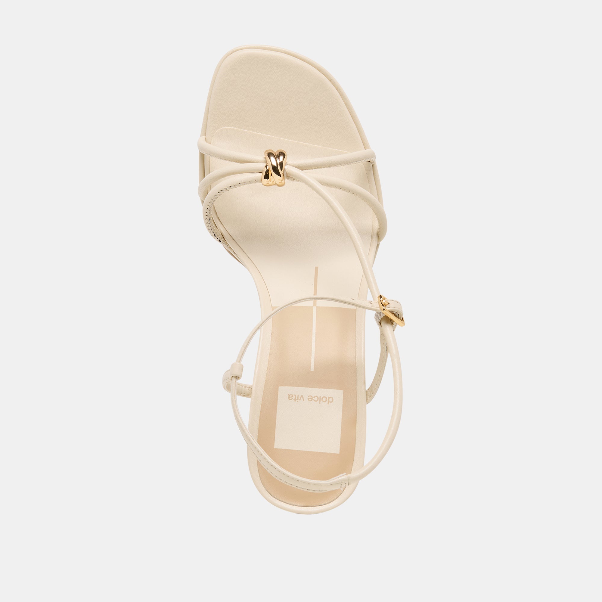 ODETE HEELS CREME LEATHER