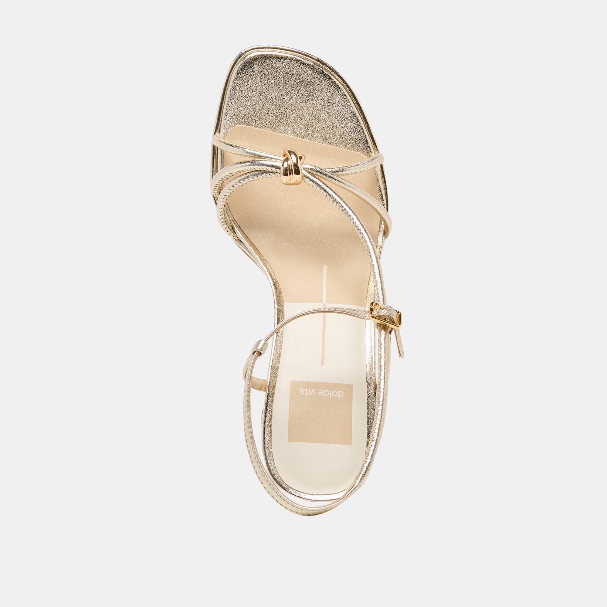 ODETE HEELS GOLD LEATHER