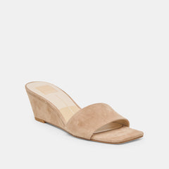 QAILY WEDGES CAMEL SUEDE