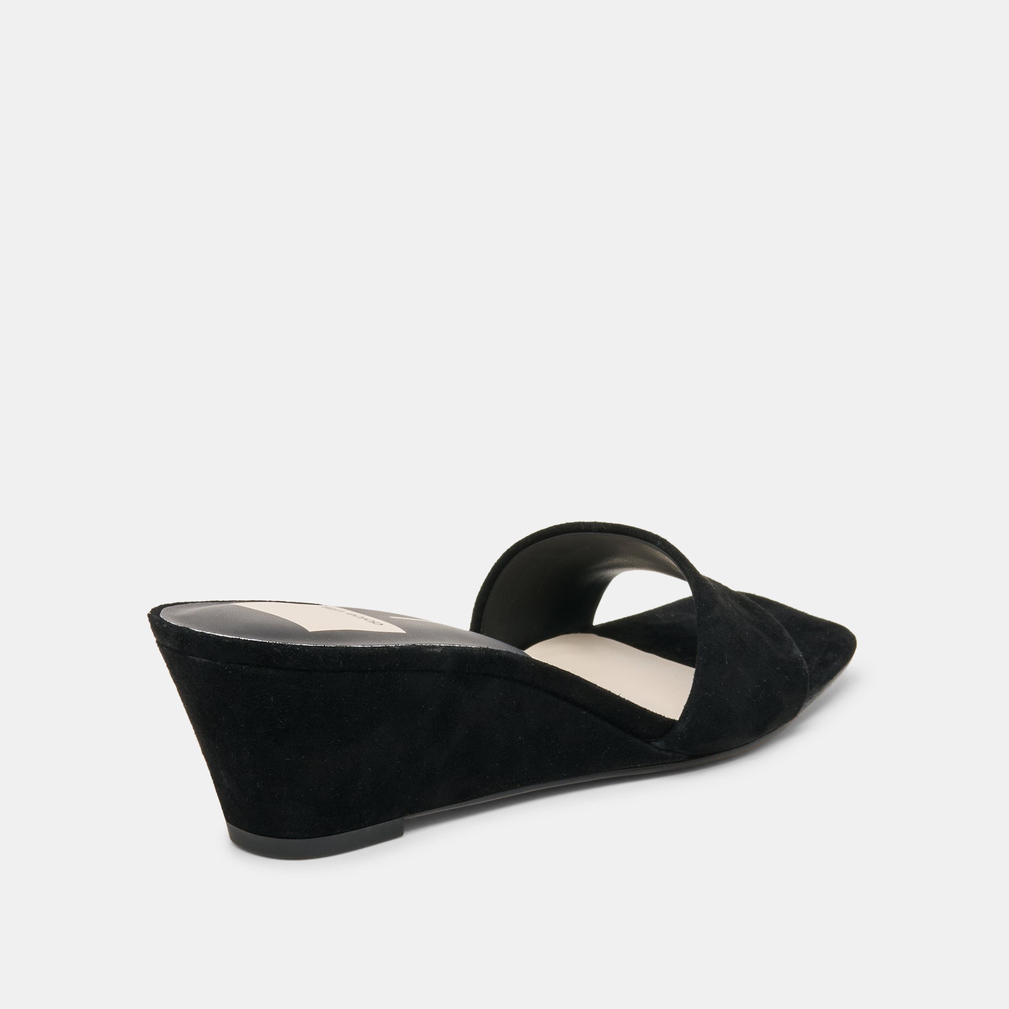 QAILY WEDGES ONYX SUEDE