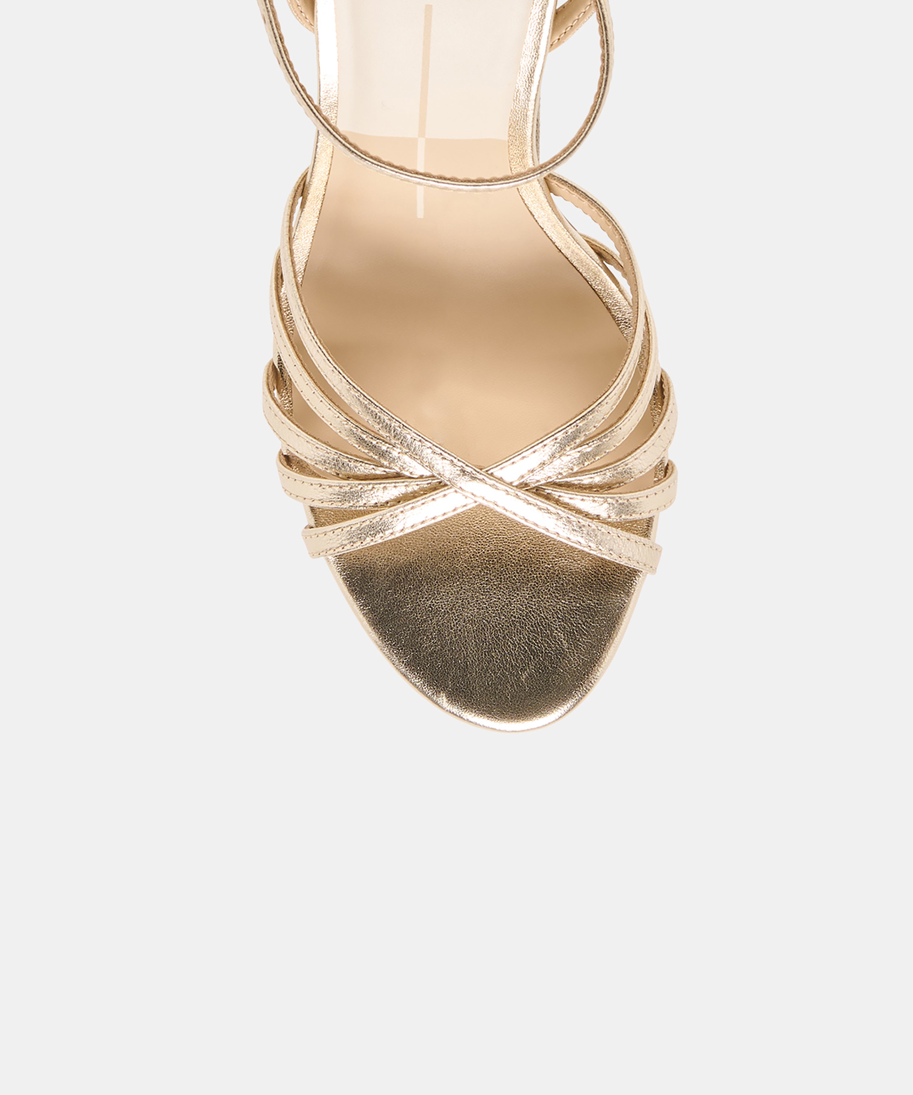 RIKI HEELS LT GOLD LEATHER