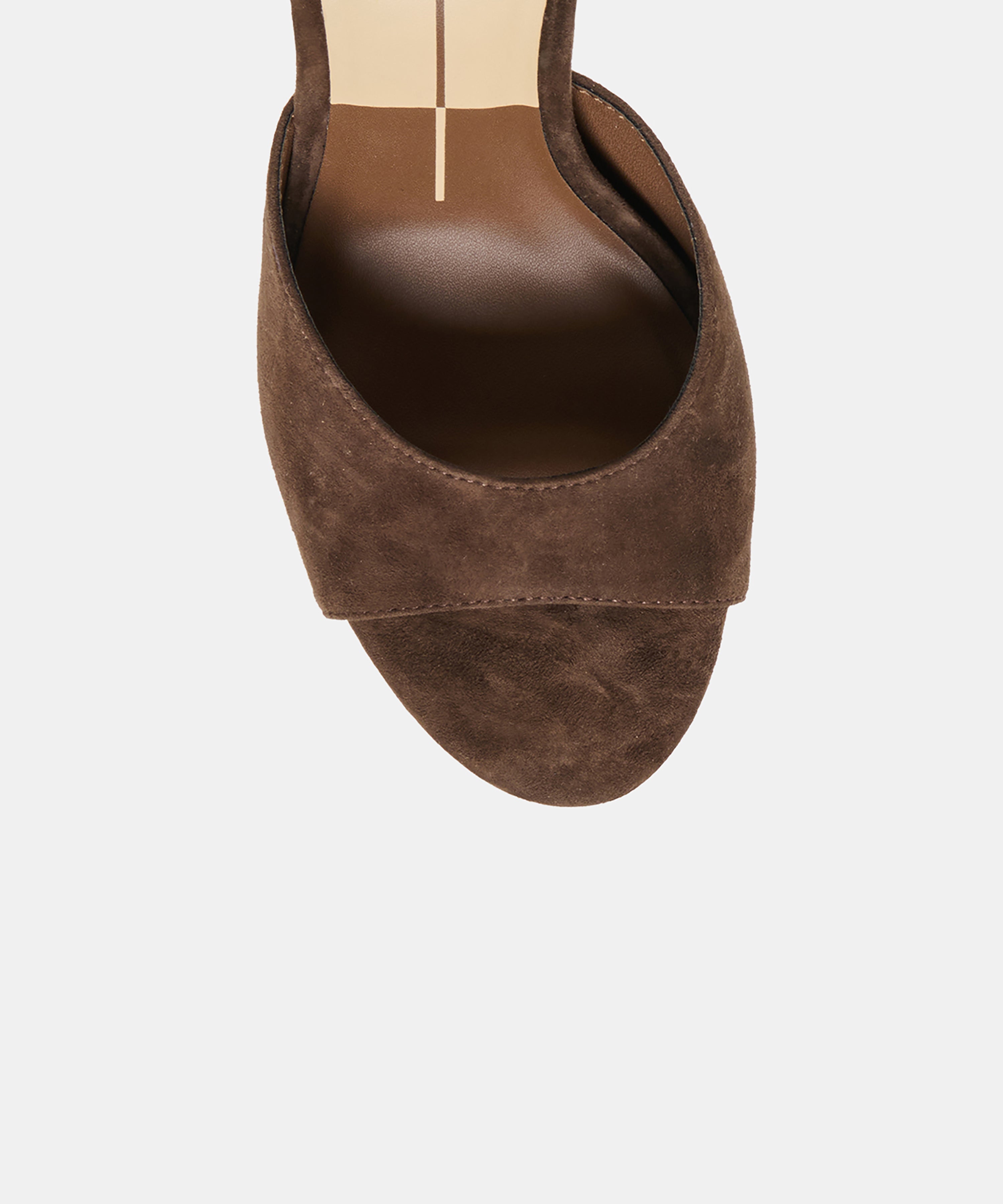 ROSHA HEELS DK BROWN SUEDE