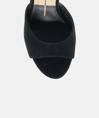 ROSHA HEELS ONYX SUEDE