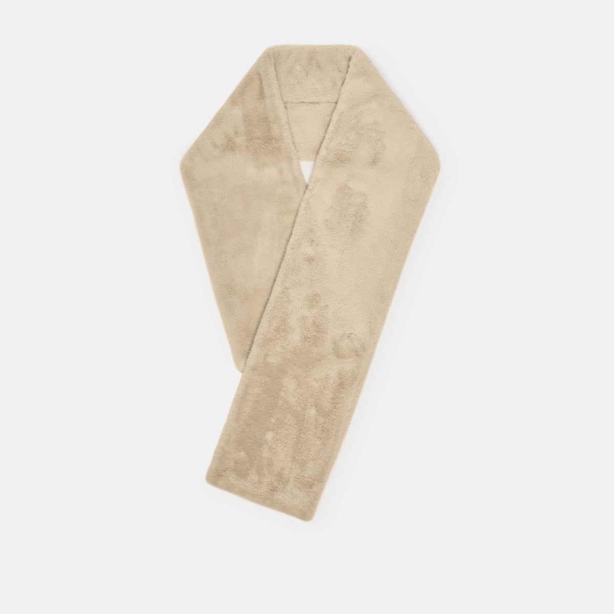 FAUX FUR SCARF STONE