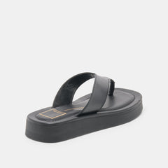 BLAYZE SANDALS BLACK LEATHER