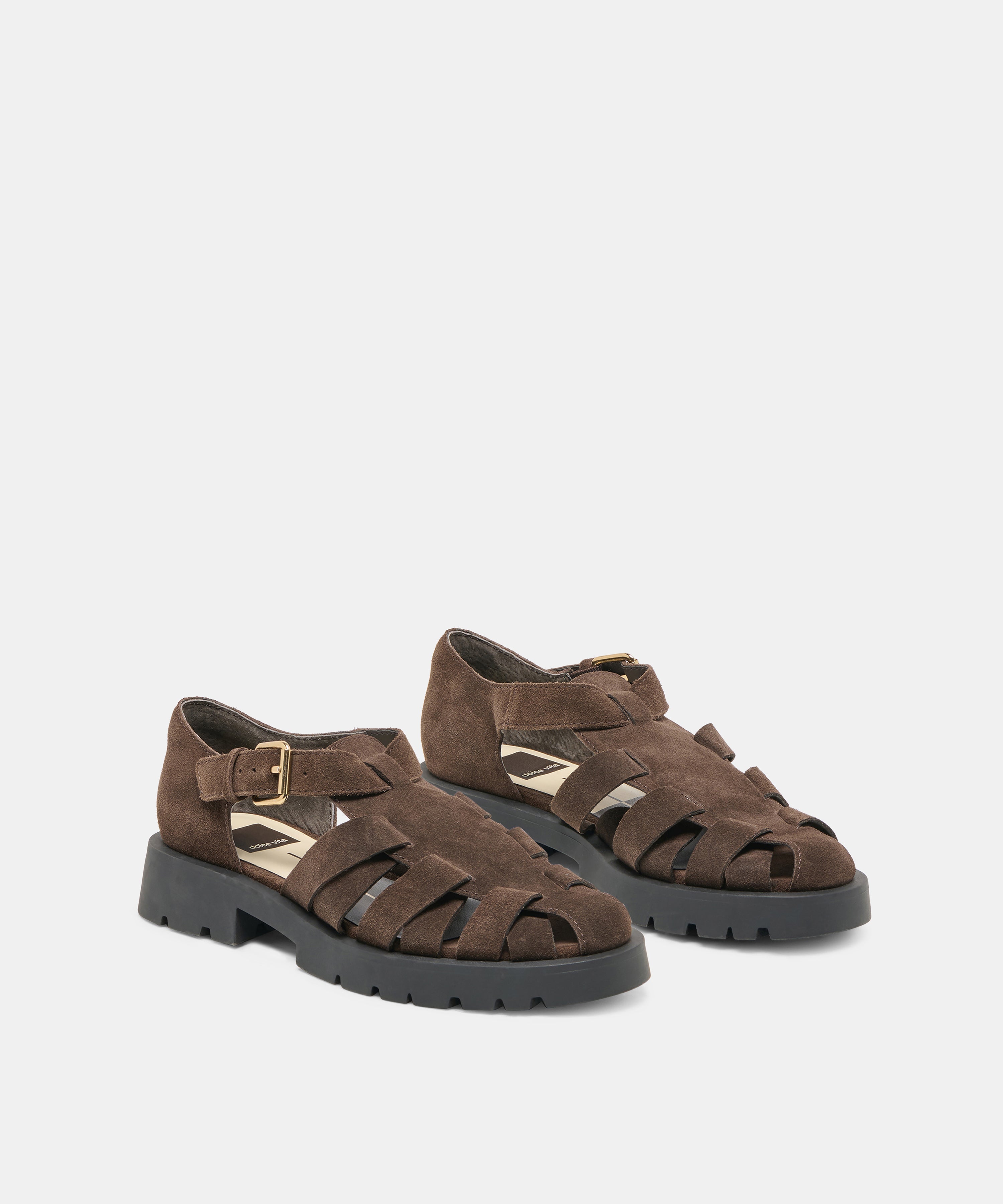 ELSAH FLATS ESPRESSO SUEDE