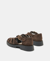 ELSAH FLATS ESPRESSO SUEDE