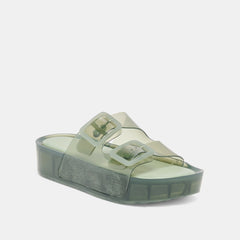 JULIO X SANDALS OLIVE VINYL