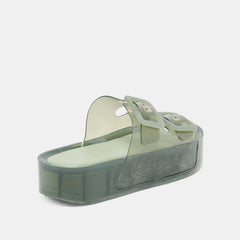 JULIO X SANDALS OLIVE VINYL