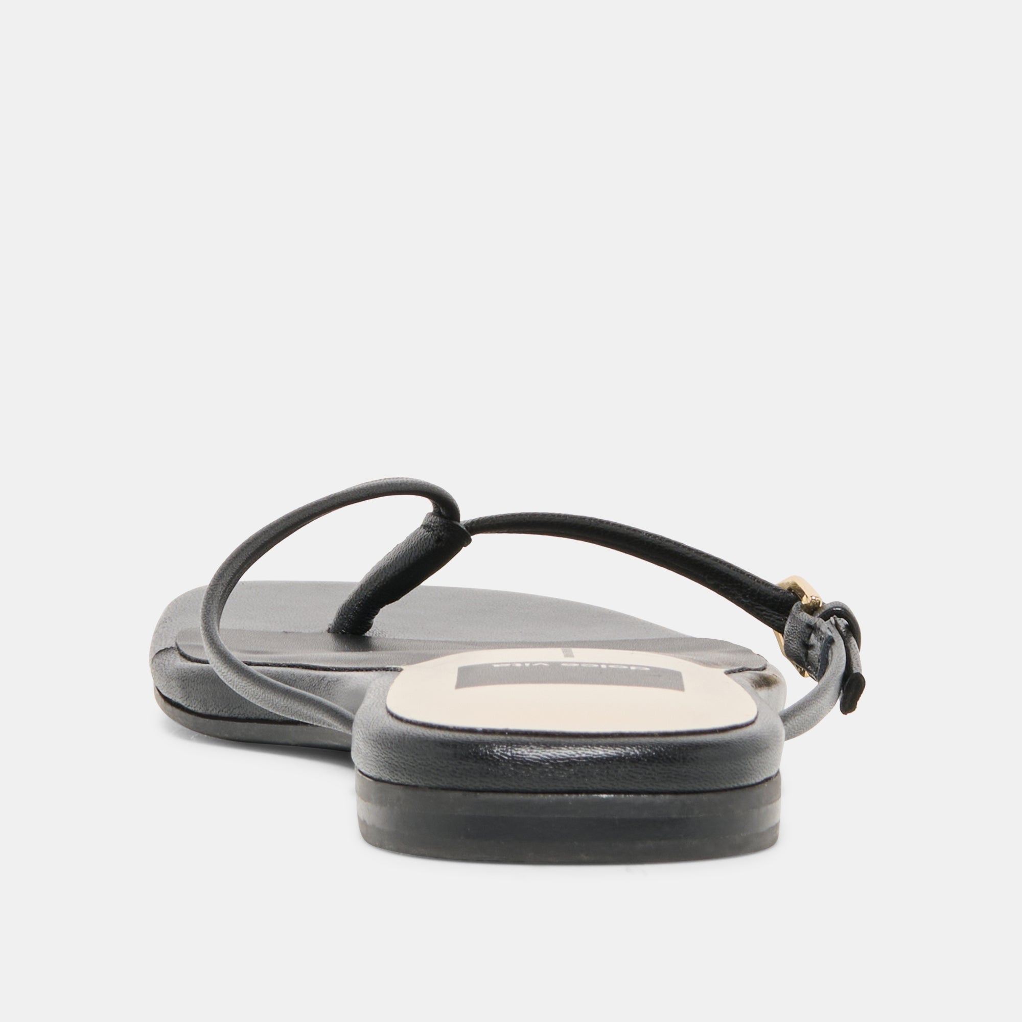 MALTA SANDALS BLACK LEATHER