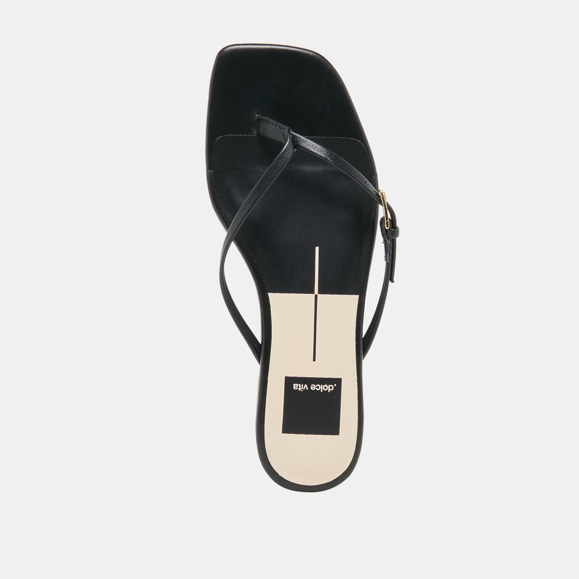 MALTA SANDALS BLACK LEATHER