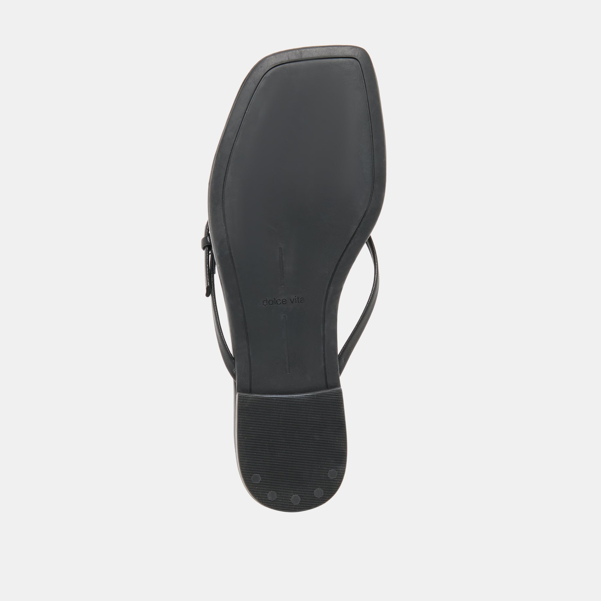 MALTA SANDALS BLACK LEATHER