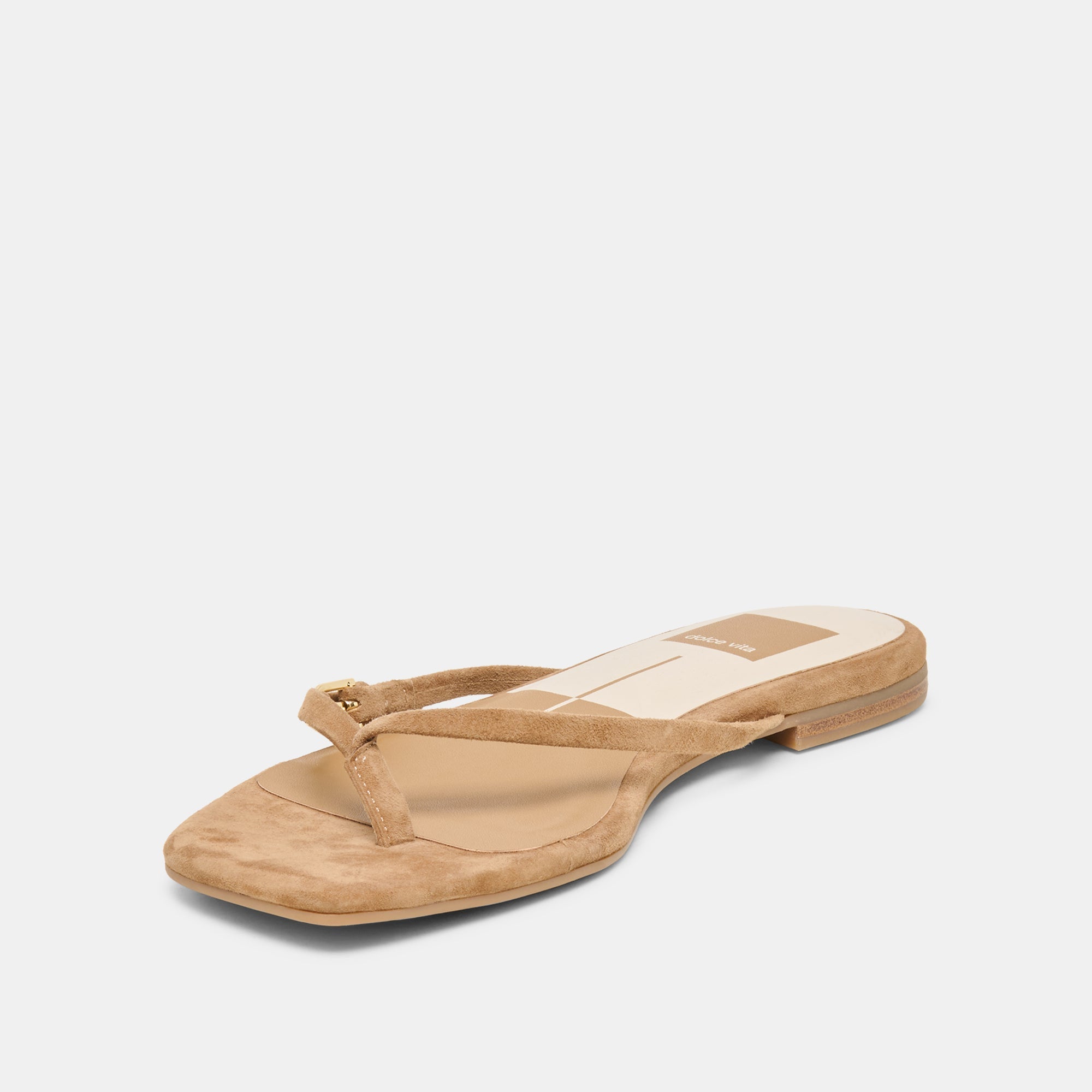 MALTA SANDALS LT BROWN SUEDE