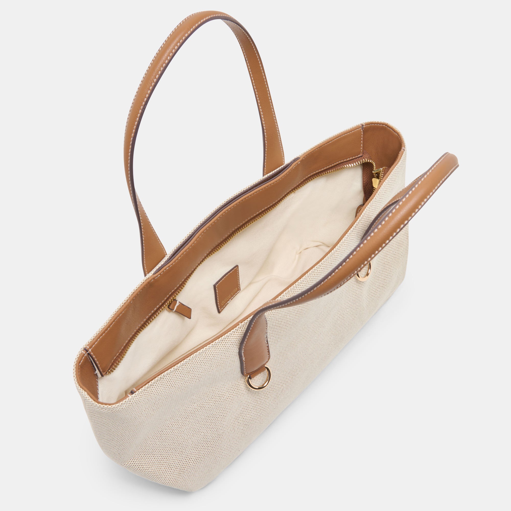 CLARINA SHOULDER BAG NATURAL CANVAS