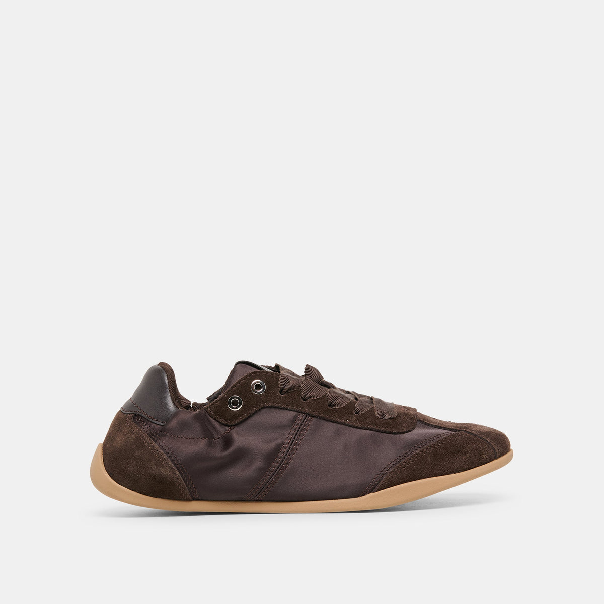 DAKODA SNEAKERS DK BROWN SATIN