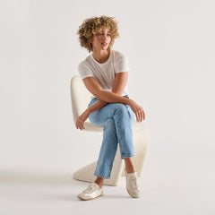 DAKODA SNEAKERS OFF WHITE SATIN
