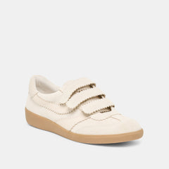 MERIT VELCRO SNEAKERS IVORY LEATHER