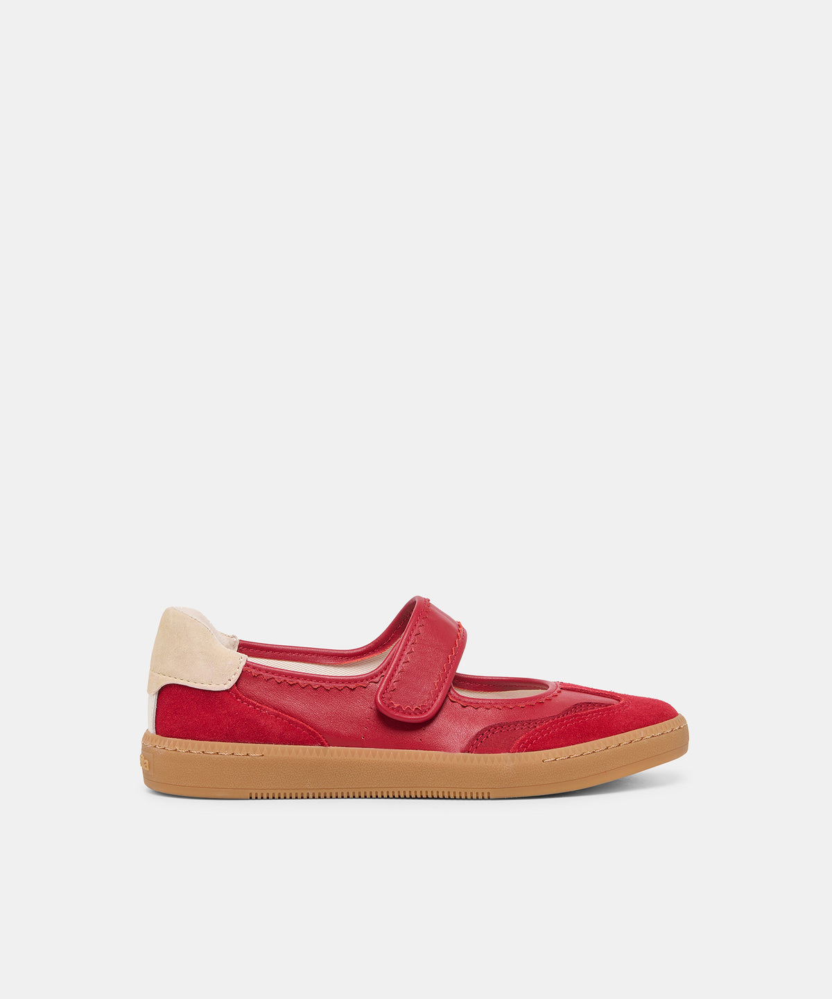 NANET SNEAKERS CRIMSON LEATHER