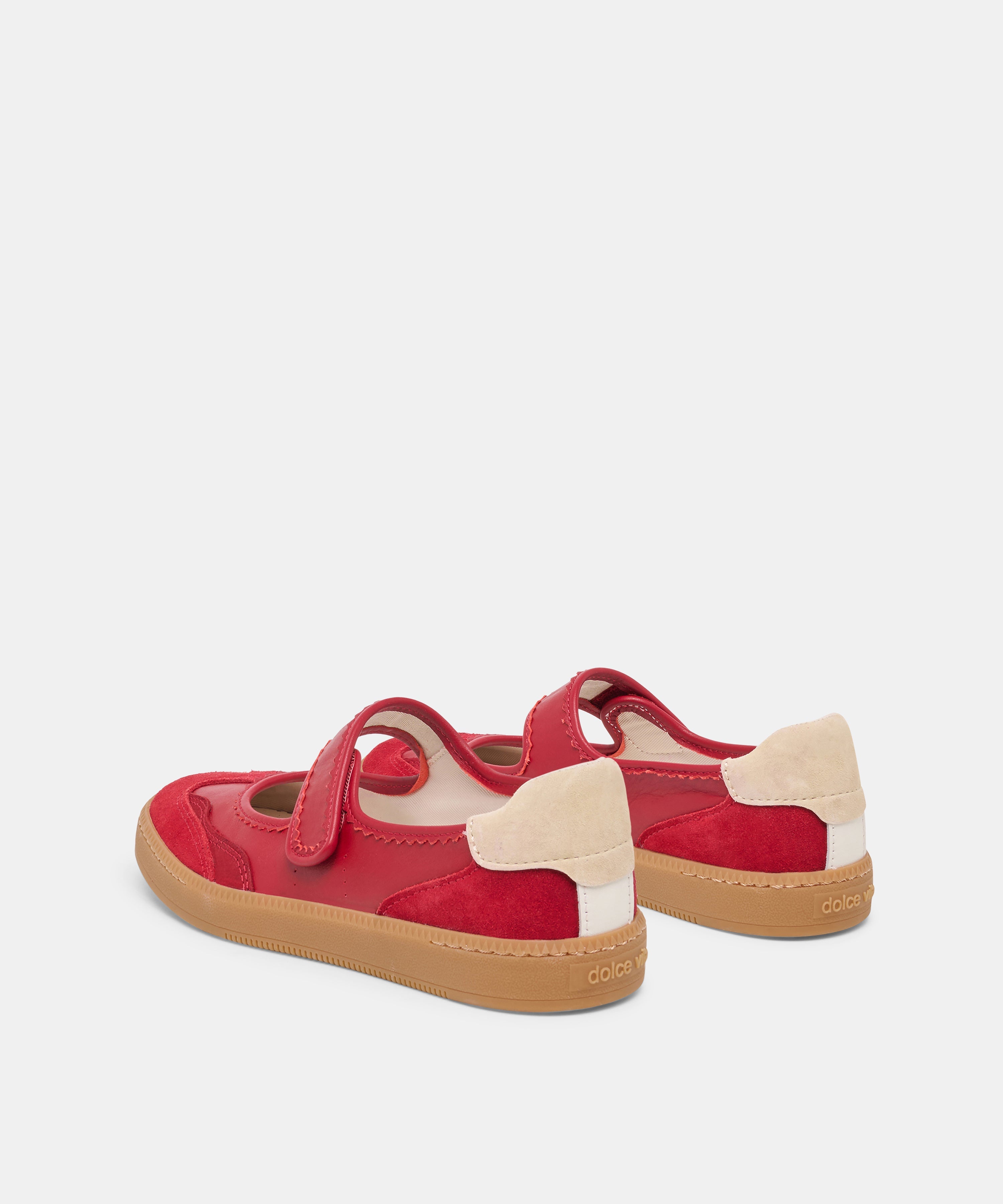 NANET SNEAKERS CRIMSON LEATHER