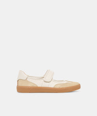 NANET SNEAKERS IVORY MULTI LEATHER
