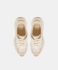 SWAYZY SNEAKERS IVORY MULTI SUEDE