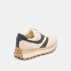 TRESA SNEAKERS WHITE BLACK LEATHER