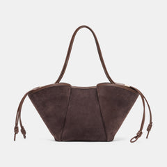 MARO TOTE CHOCOLATE SUEDE