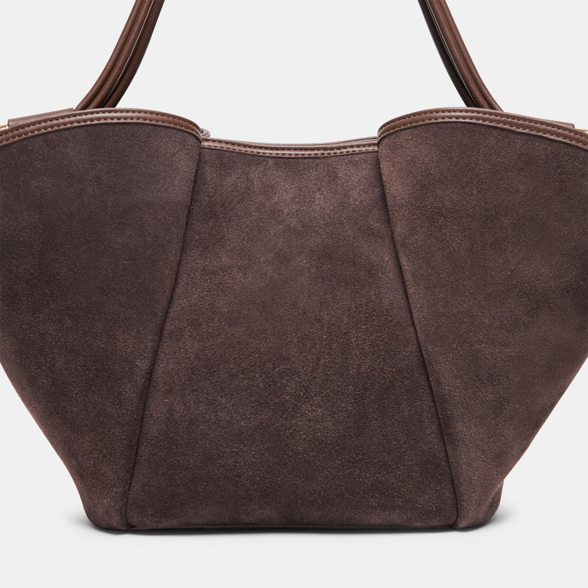 MARO TOTE CHOCOLATE SUEDE