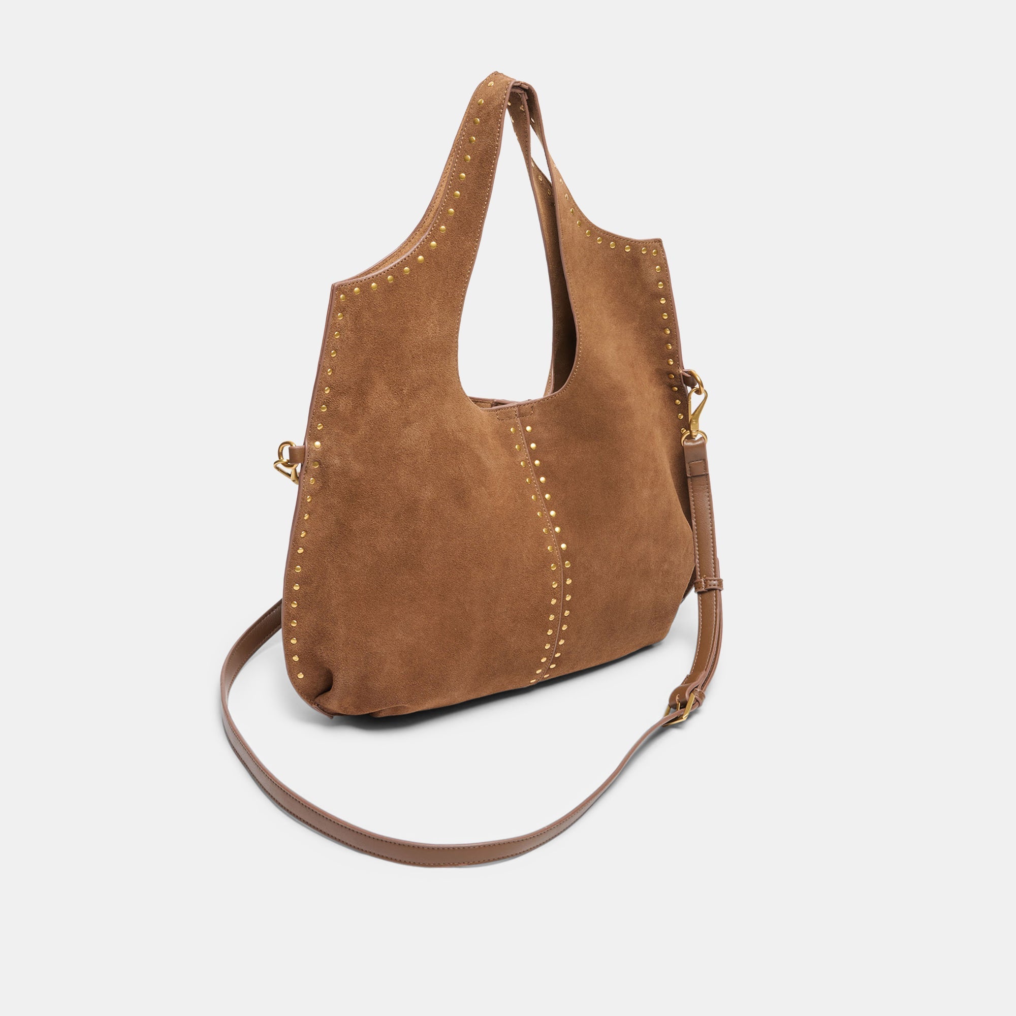 SONORA TOTE MID BROWN SUEDE