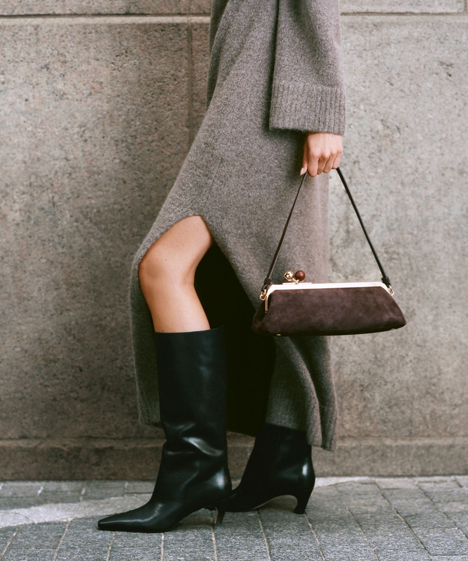 JAZMIN BOOTS BLACK LEATHER